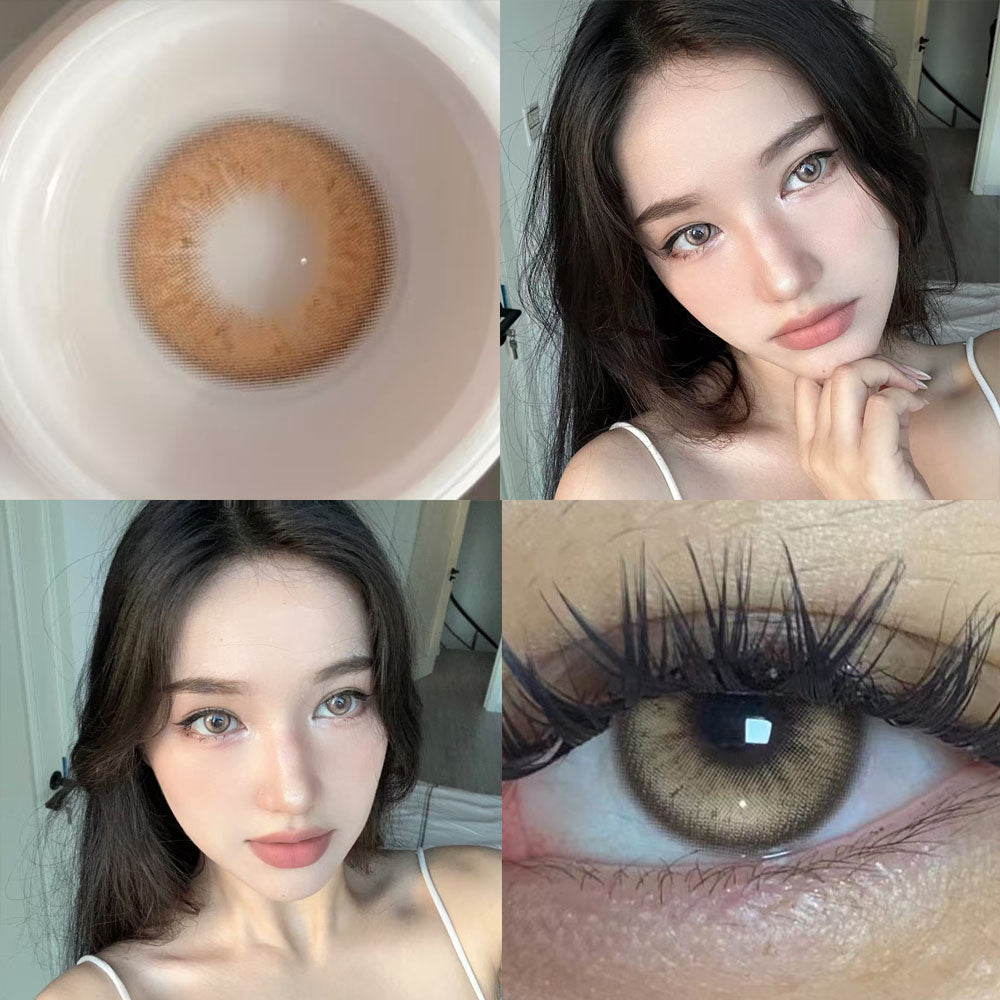 Morningcon Atlanta Blue Colored Contact Lenses For Eyes Half Yearly 2pcs