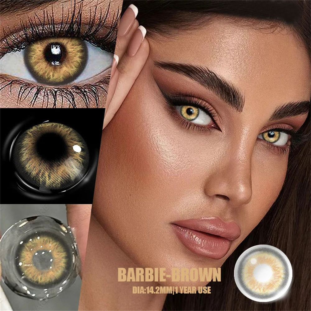 Morningcon Barbie-F25 Colored Contact Lenses For Eyes Half Yearly 2pcs