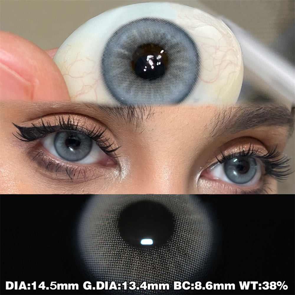 Morningcon 50℃ Colored Contact Lenses For Eyes Half Yearly 2pcs