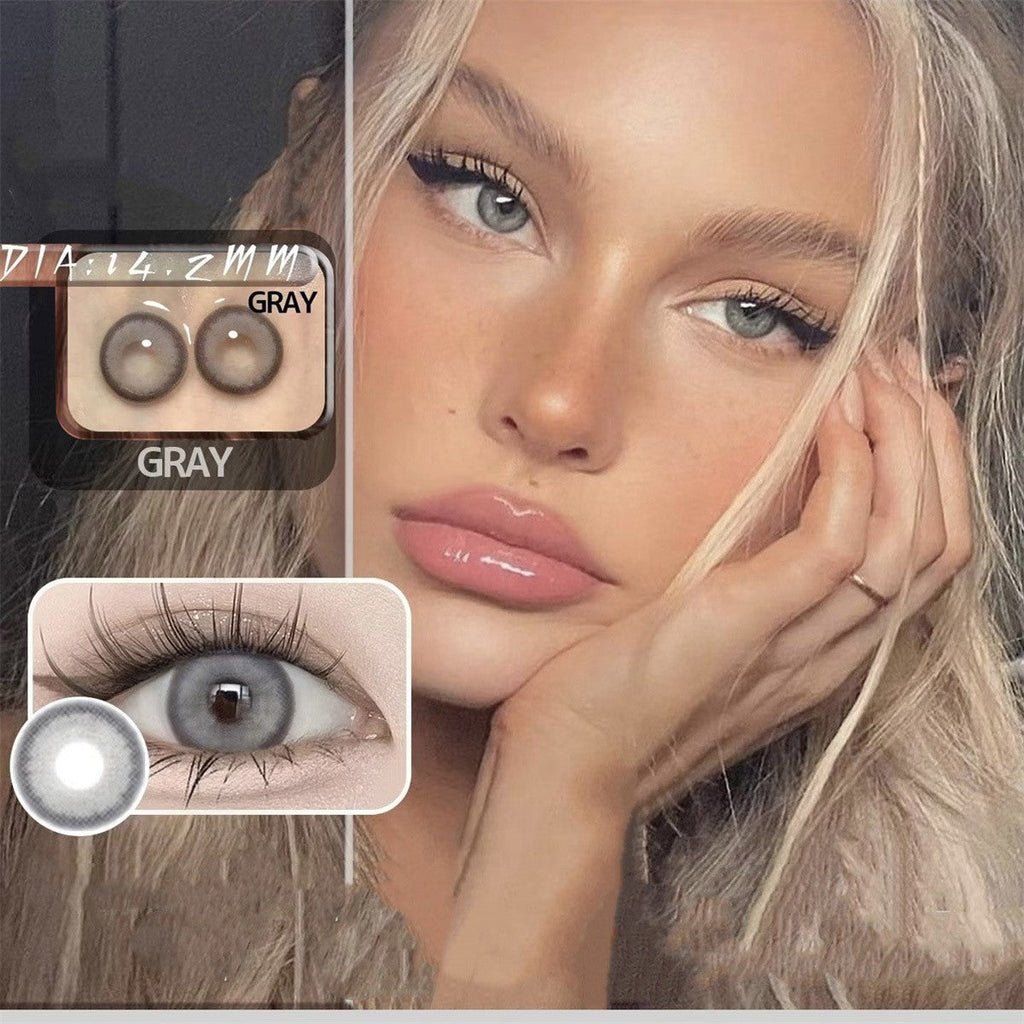 Morningcon Ash in the clouds Colored Contact Lenses For Eyes Half Yearly 2pcs