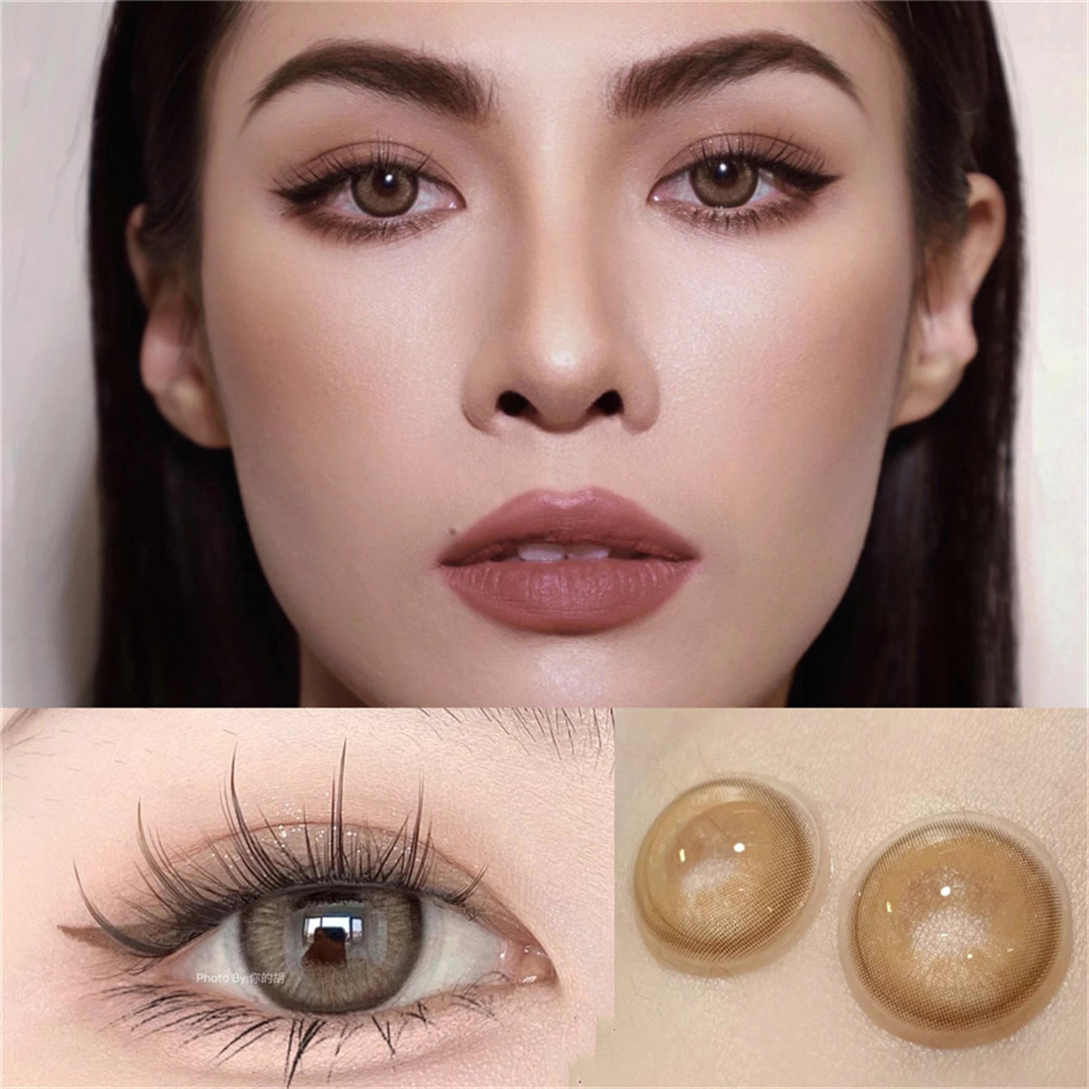 Morningcon Ancient Egyptian Colored Contact Lenses For Eyes Half Yearly 2pcs