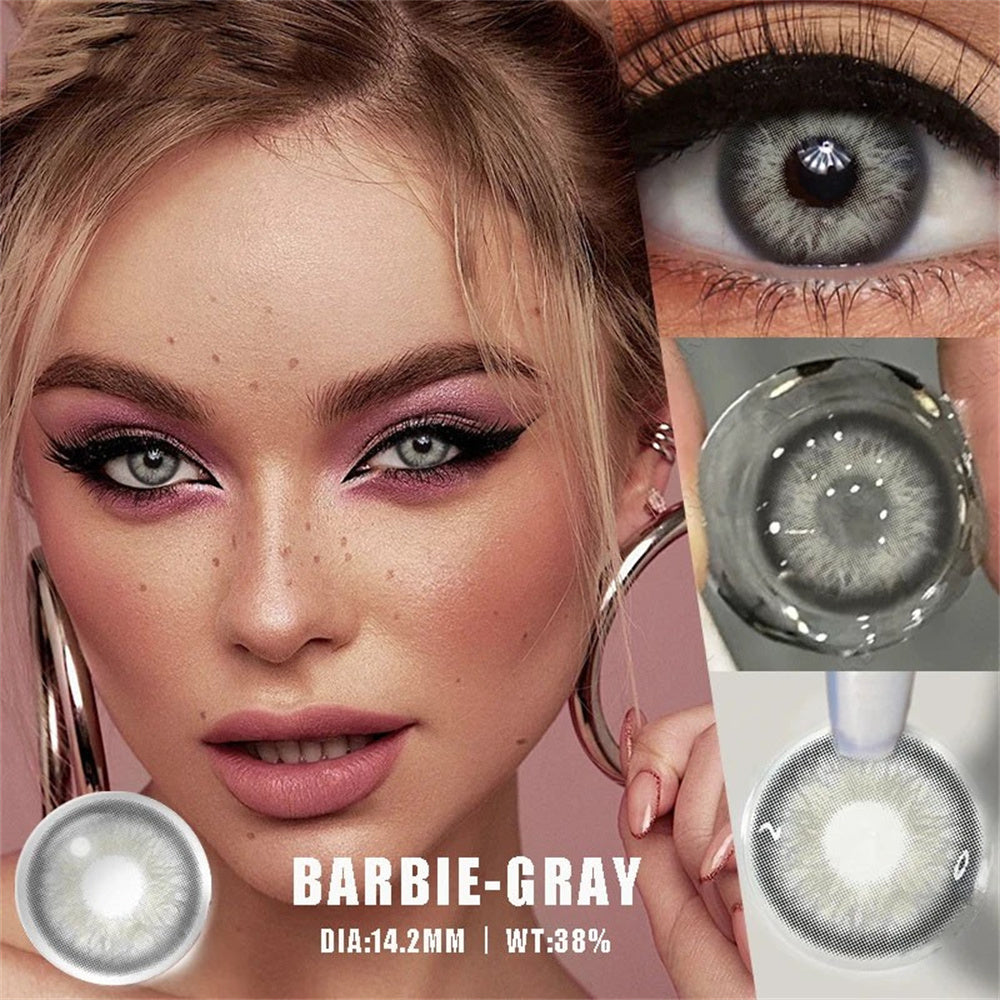 Morningcon Barbie-F25 Colored Contact Lenses For Eyes Half Yearly 2pcs