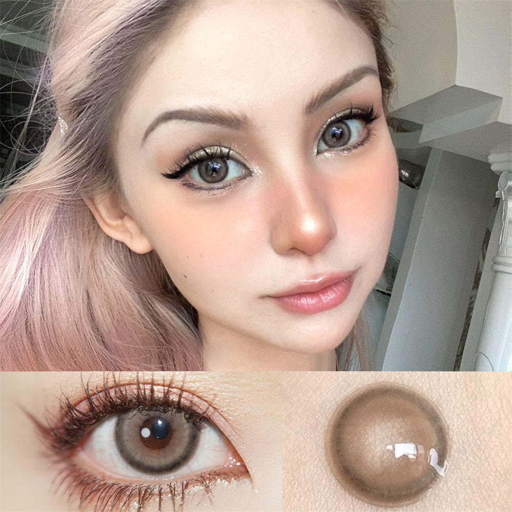 Morningcon Aoki alpaca Colored Contact Lenses For Eyes Half Yearly 2pcs
