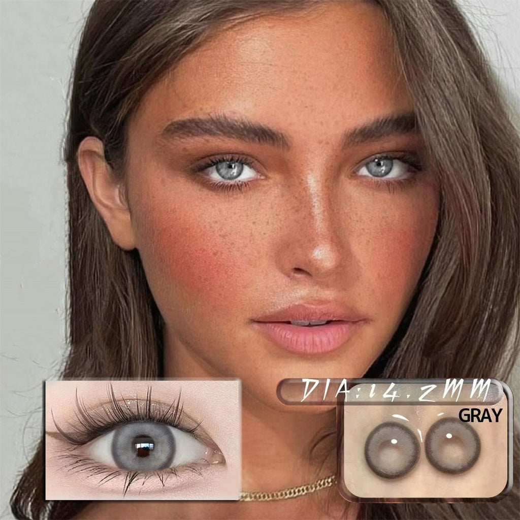 Morningcon Ash in the clouds Colored Contact Lenses For Eyes Half Yearly 2pcs