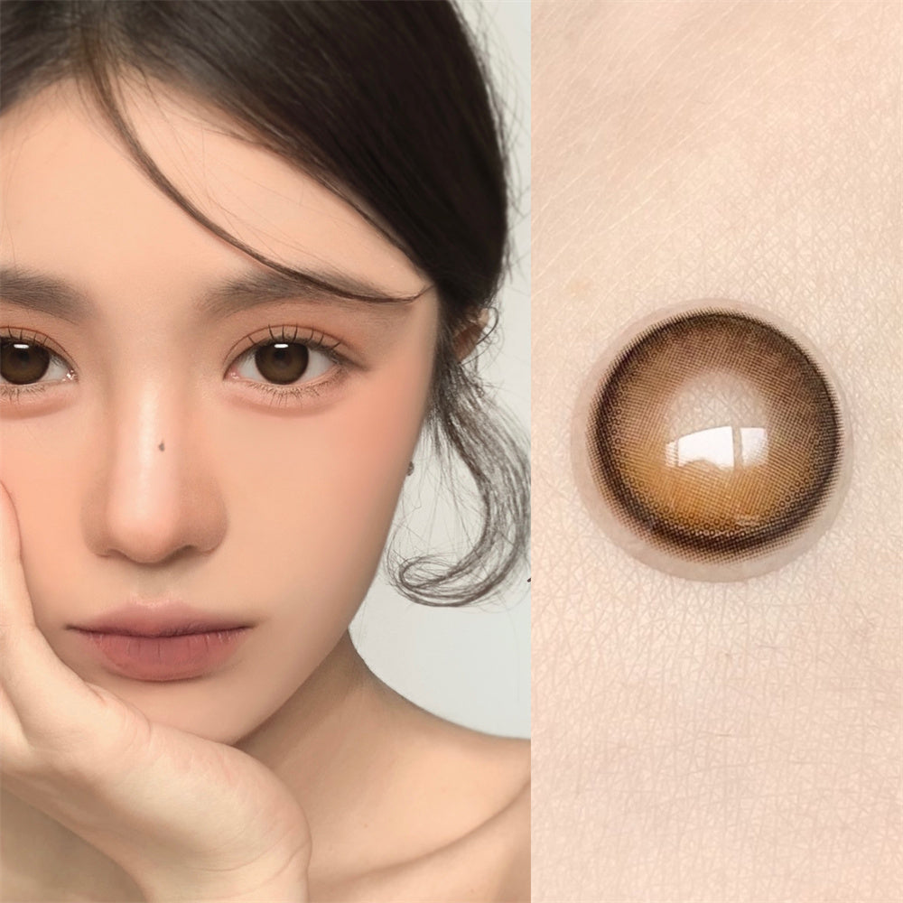 Morningcon Black and the future Colored Contact Lenses For Eyes Half Yearly 2pcs