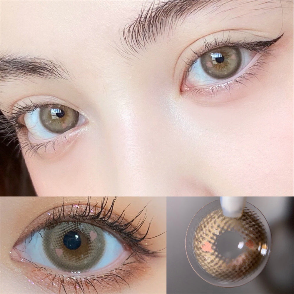 Morningcon Bit Colored Contact Lenses For Eyes Half Yearly 2pcs