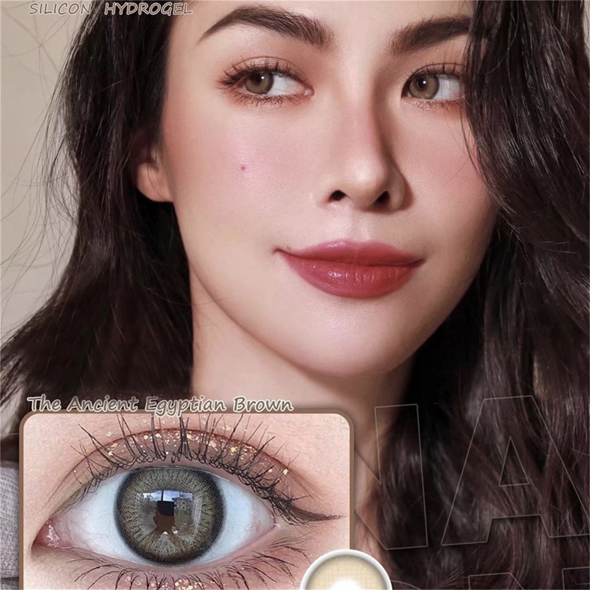 Morningcon Ancient Egyptian Colored Contact Lenses For Eyes Half Yearly 2pcs