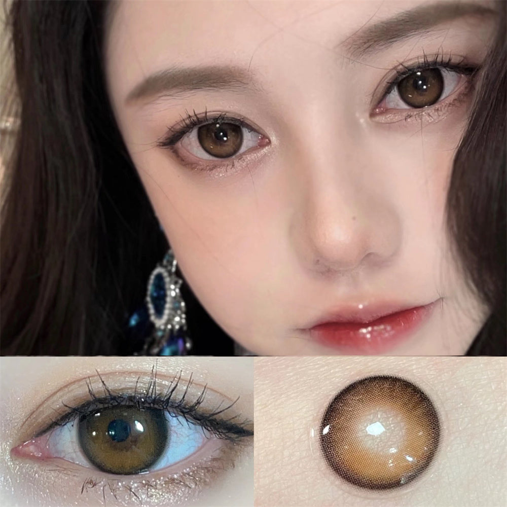Morningcon Black and the future Colored Contact Lenses For Eyes Half Yearly 2pcs