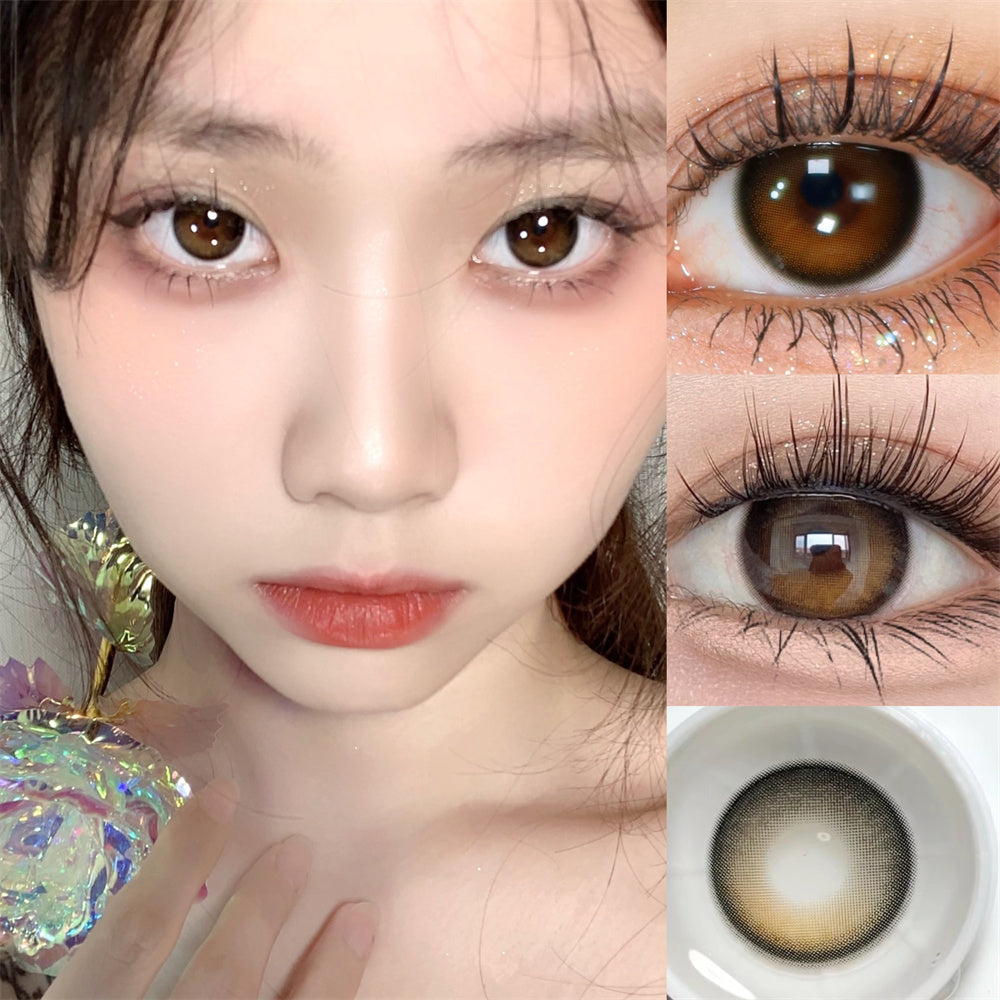 Morningcon Black and the future Colored Contact Lenses For Eyes Half Yearly 2pcs