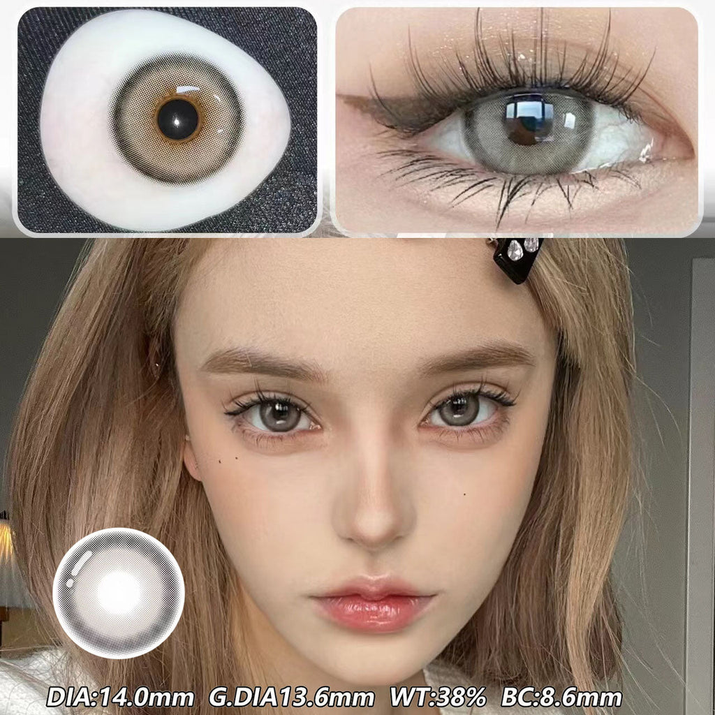 Morningcon Aoki alpaca Colored Contact Lenses For Eyes Half Yearly 2pcs