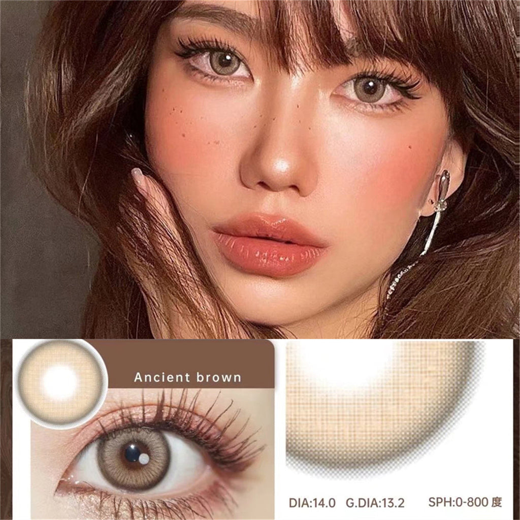 Morningcon Ancient Egyptian Colored Contact Lenses For Eyes Half Yearly 2pcs