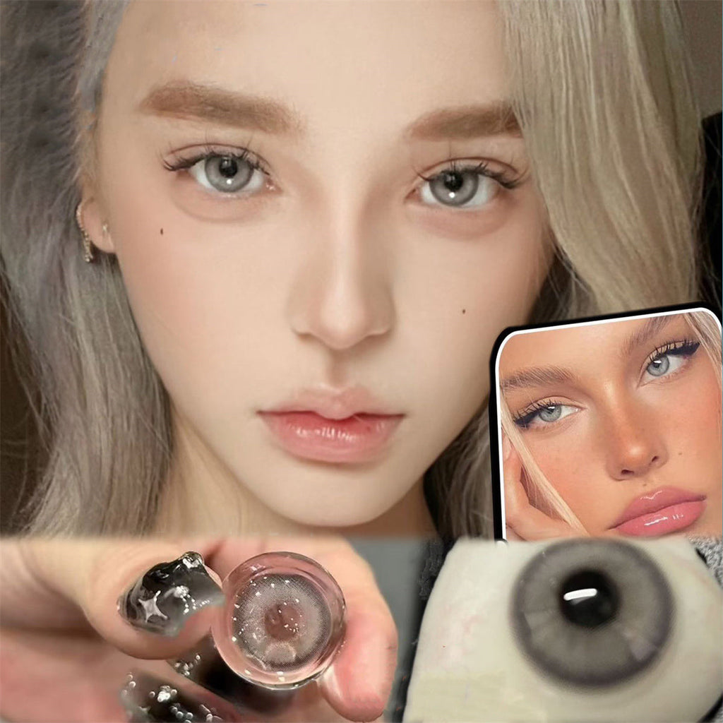 Morningcon Ash in the clouds Colored Contact Lenses For Eyes Half Yearly 2pcs