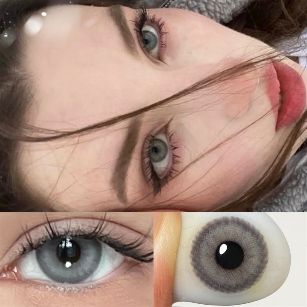 Morningcon Ash in the clouds Colored Contact Lenses For Eyes Half Yearly 2pcs
