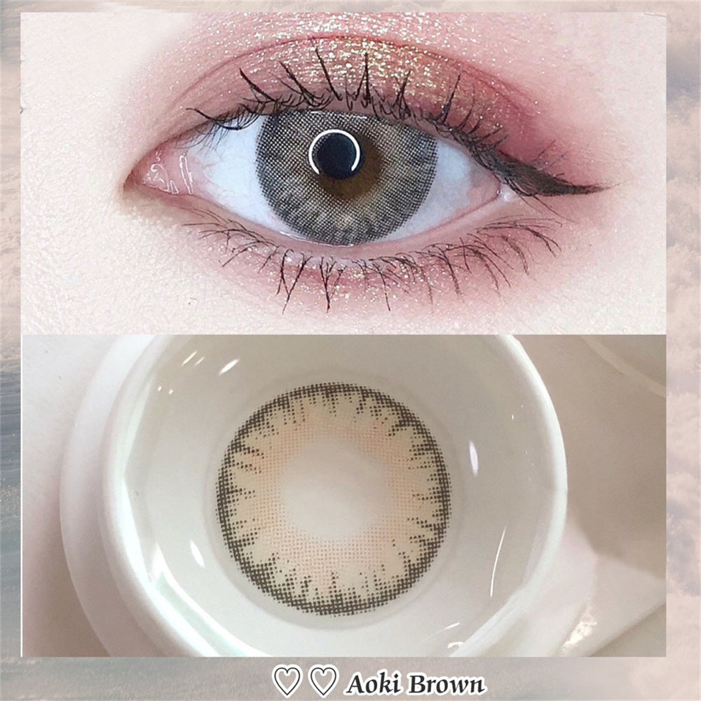 Morningcon Aman Colored Contact Lenses For Eyes Half Yearly 2pcs