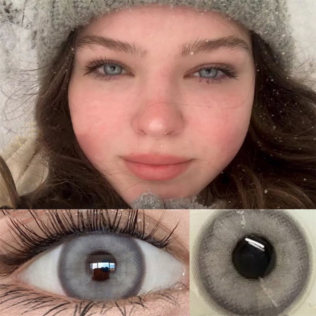 Morningcon Ash in the clouds Colored Contact Lenses For Eyes Half Yearly 2pcs