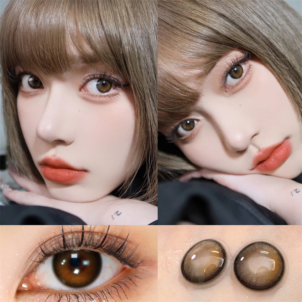 Morningcon Black and the future Colored Contact Lenses For Eyes Half Yearly 2pcs