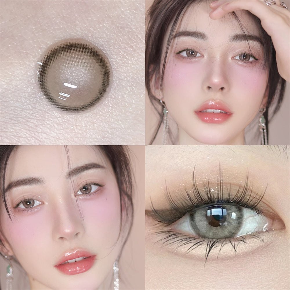 Morningcon Aoki alpaca Colored Contact Lenses For Eyes Half Yearly 2pcs