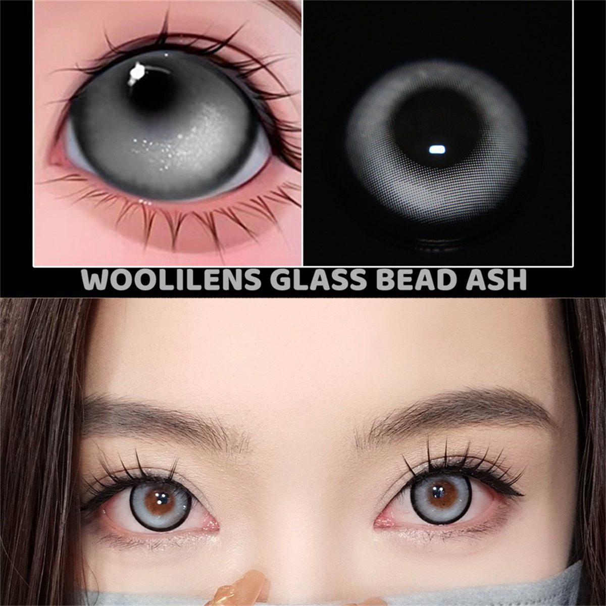 Morningcon Bibab Colored Contact Lenses For Eyes Half Yearly 2pcs