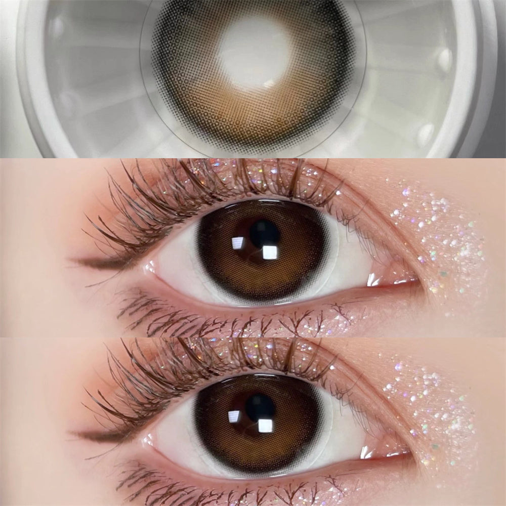 Morningcon Black and the future Colored Contact Lenses For Eyes Half Yearly 2pcs