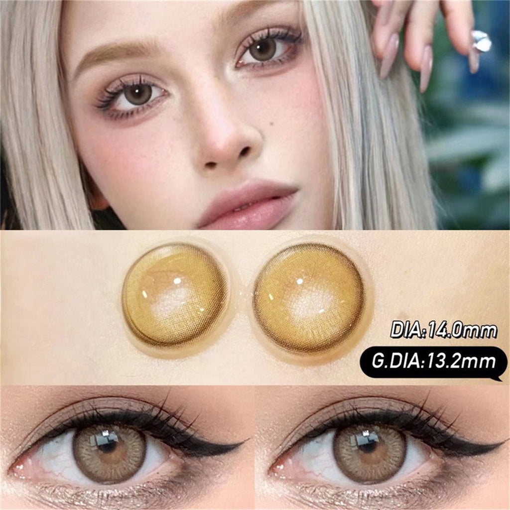 Morningcon Ancient Egyptian Colored Contact Lenses For Eyes Half Yearly 2pcs