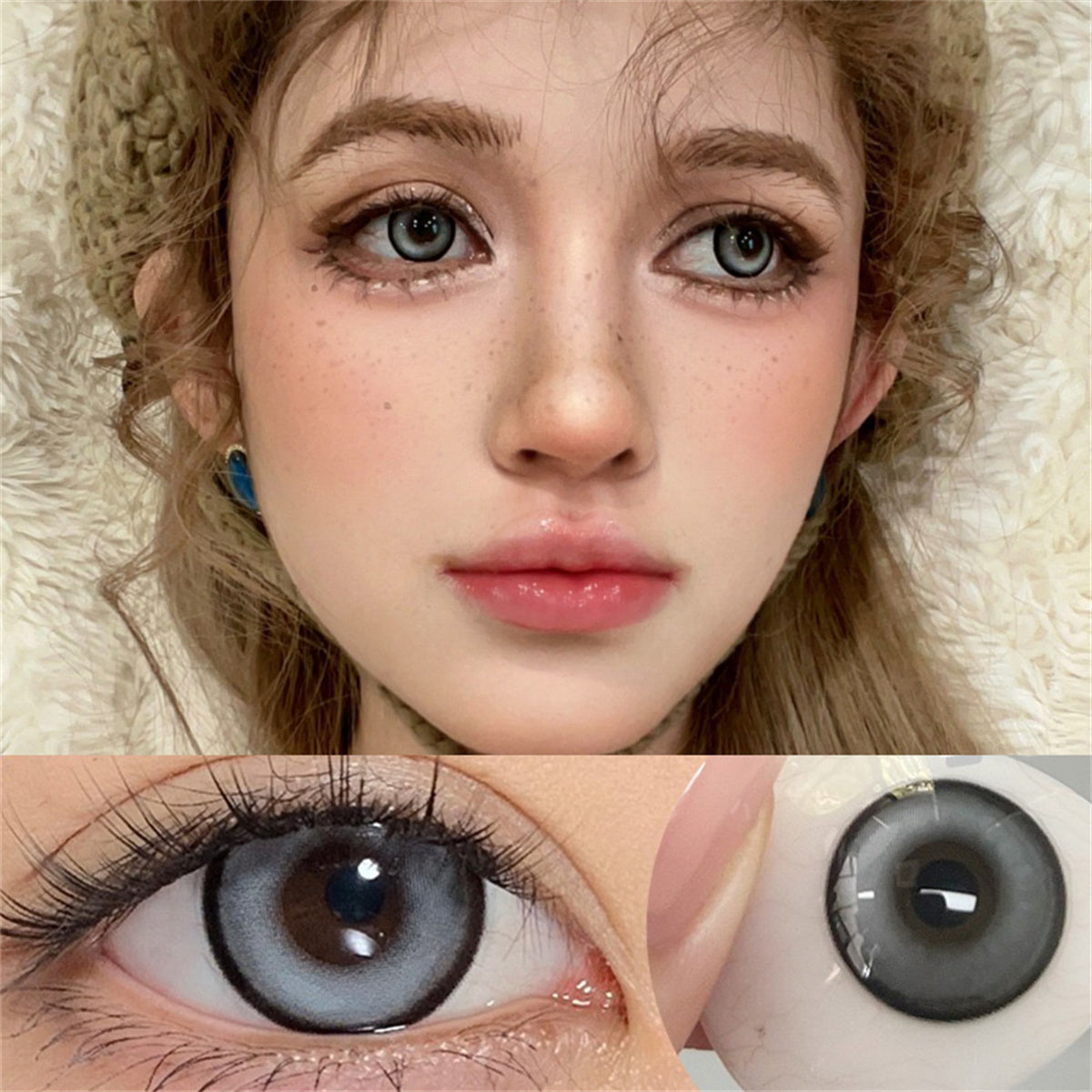 Morningcon Bibab Colored Contact Lenses For Eyes Half Yearly 2pcs