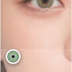 Cyber Green Prescription Cosplay Colored Contact Lenses
