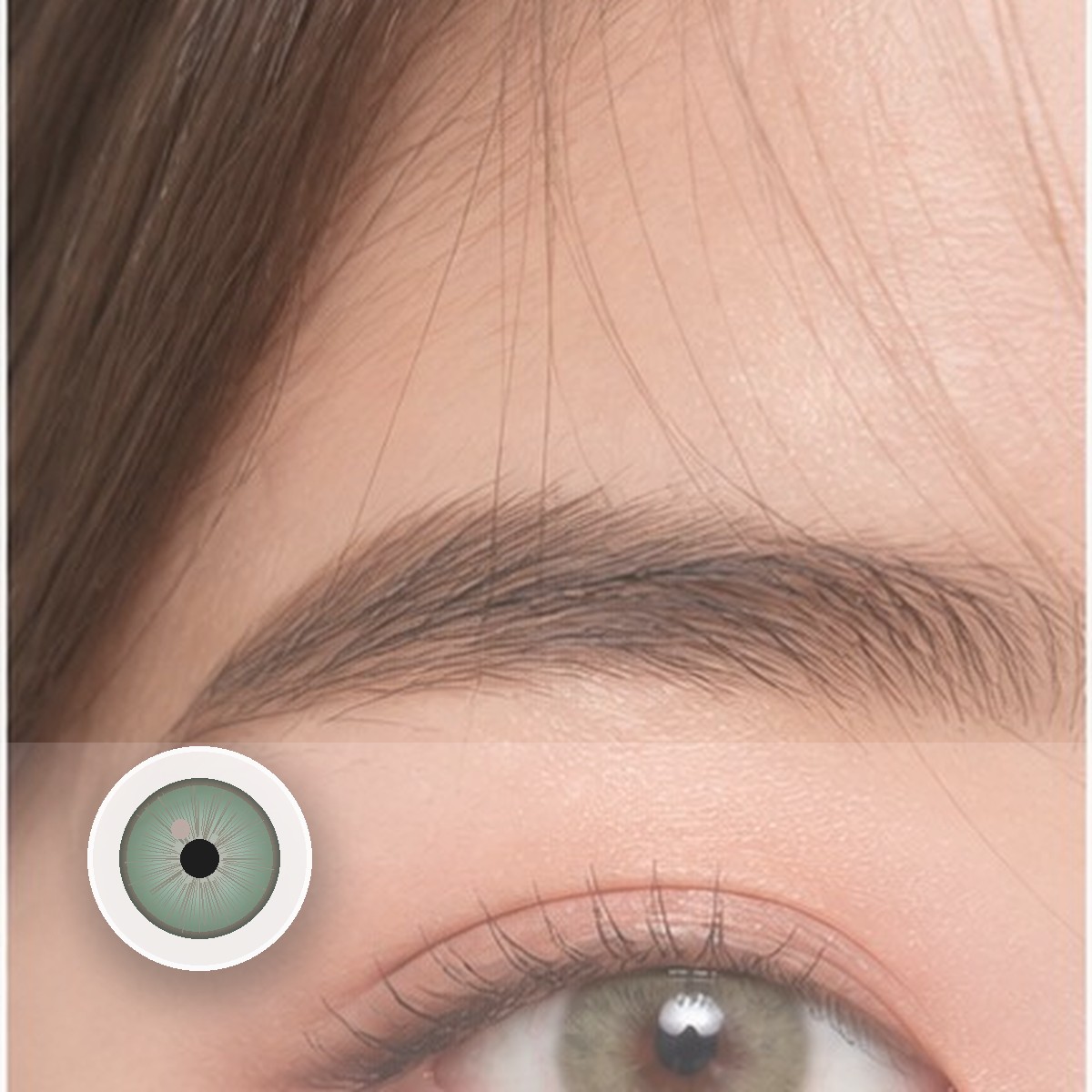 Dew Green Colored Contact Lenses - Image 2