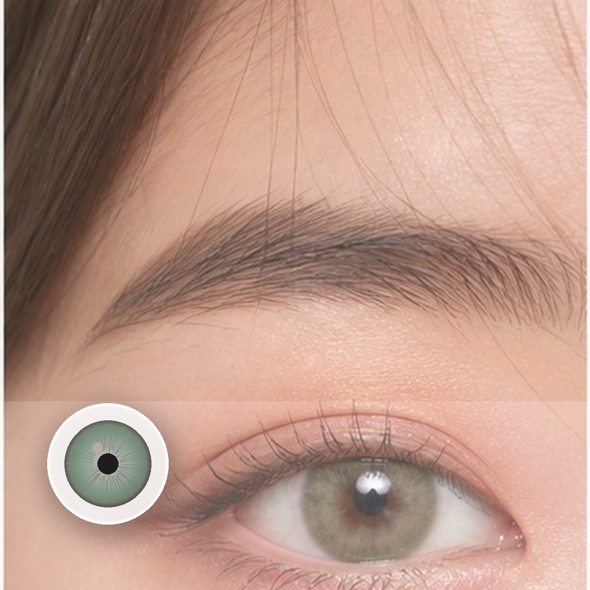 Meta Green Prescription Colored Contact Lenses - Image 2