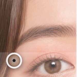 Unspoken Mirage Brown Prescription Colored Contact Lenses