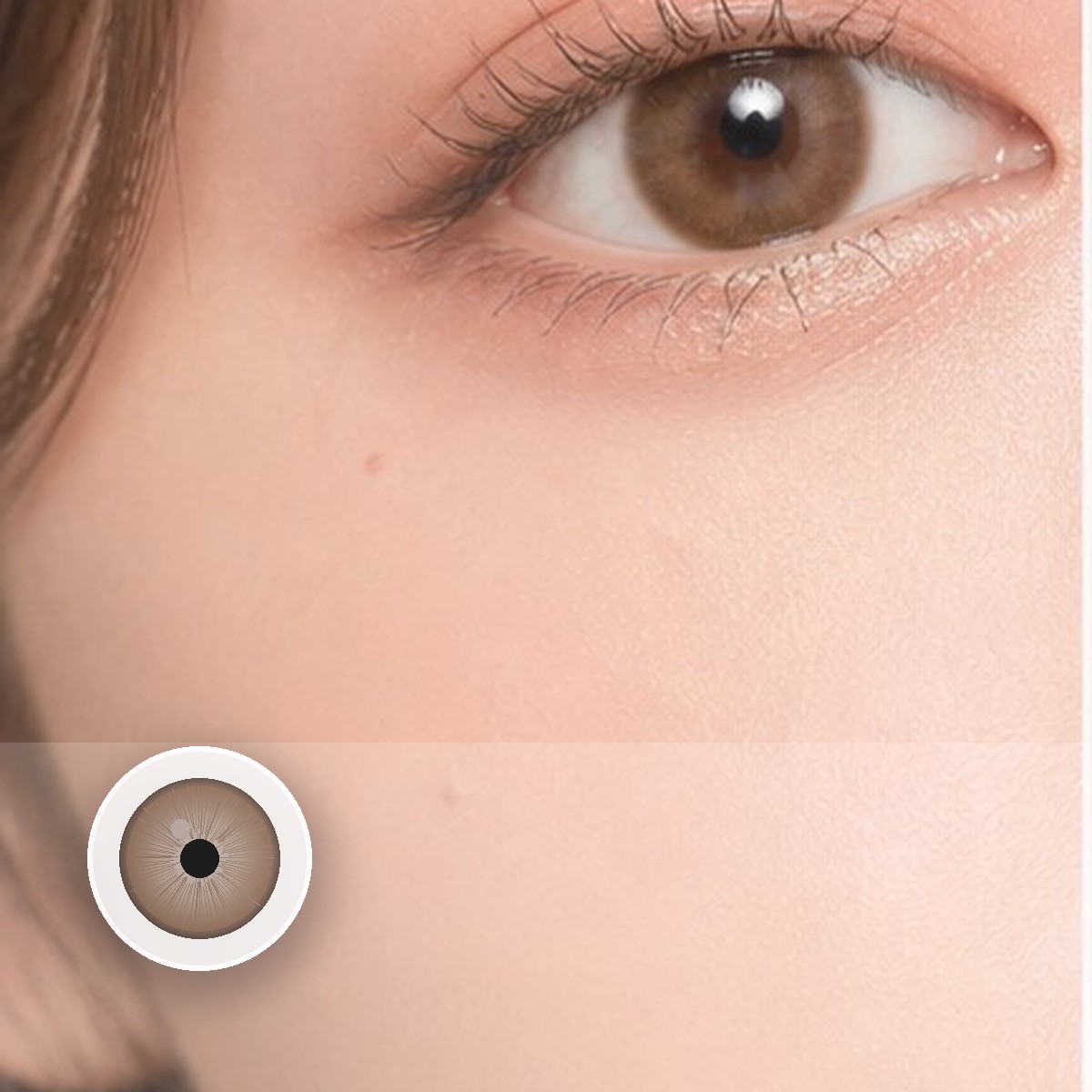 Native Brown Colored Contact Lenses - Image 2