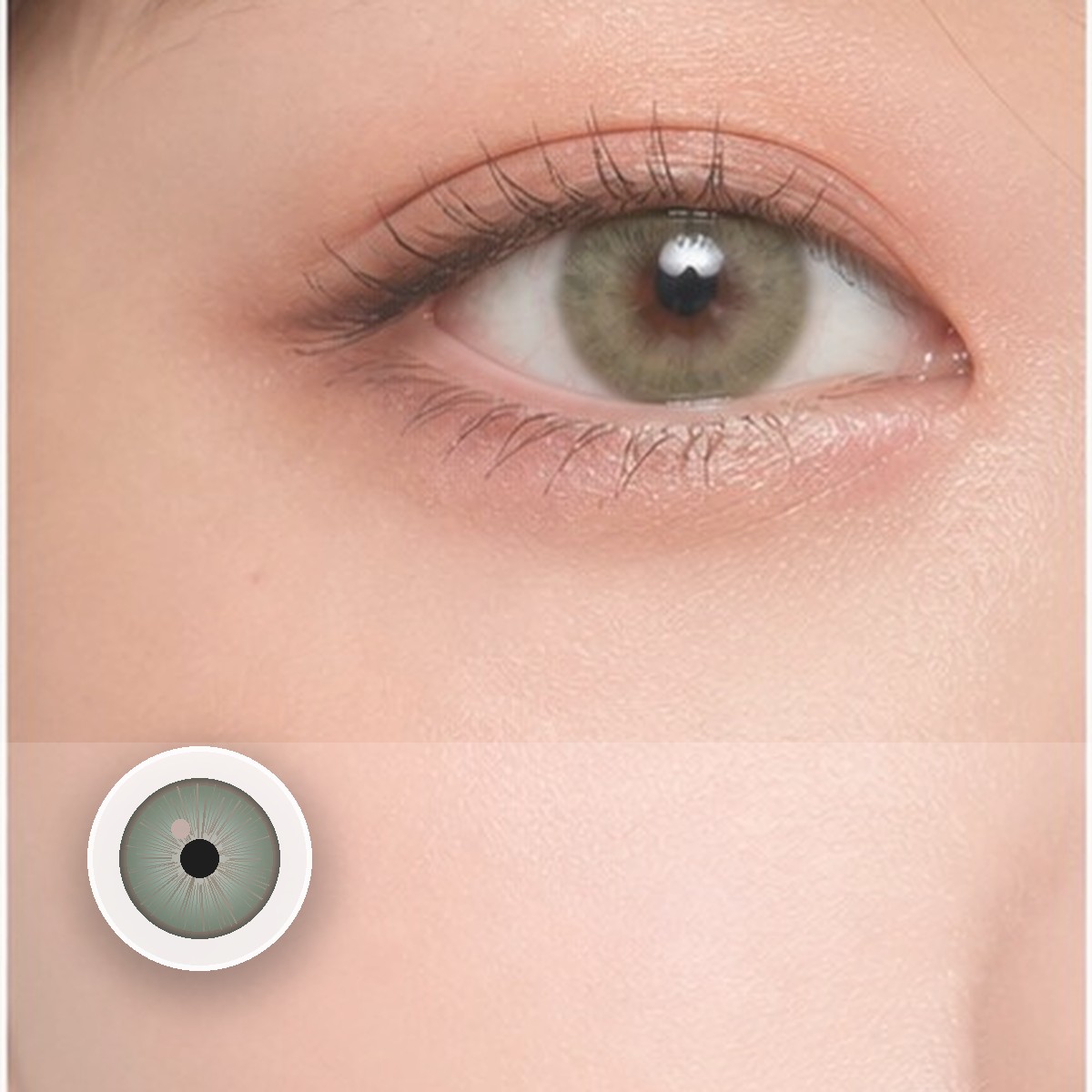 Oxford Green Colored Contact Lenses - Image 2