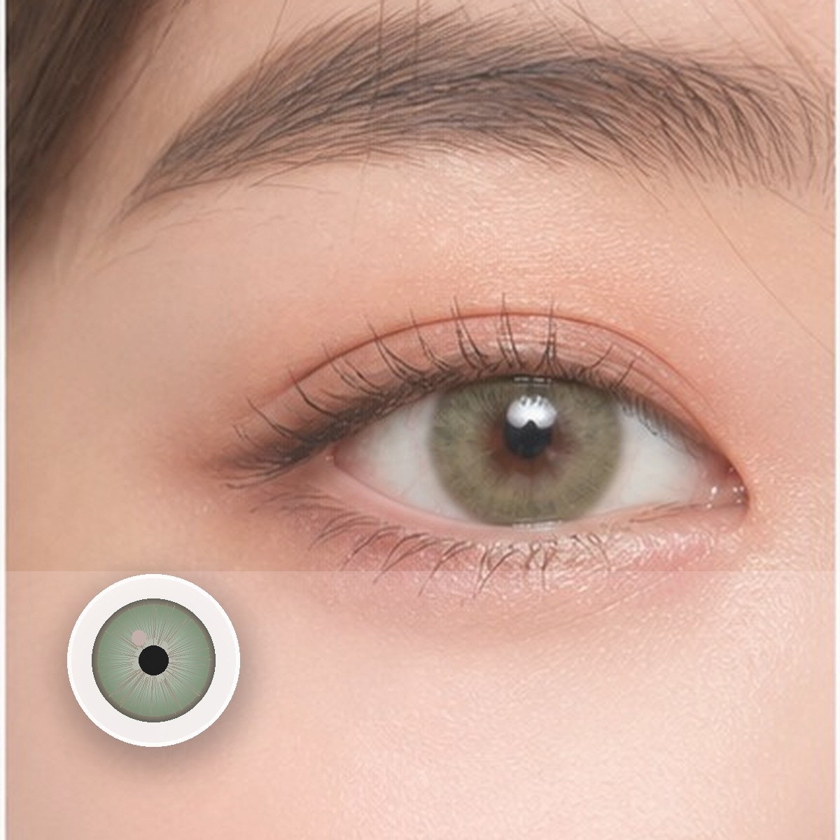 Pro Halo Iris Green Colored Contact Lenses - Image 2